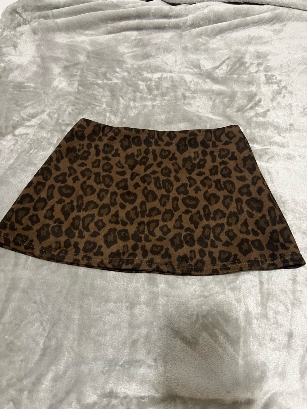 Chrome Riot Leopard Mini Skort
